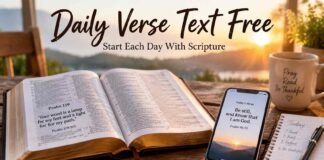 Daily Verse Text Free: Receive Scripture and Encouragement Each Day Daily verse text free Bible encouragement message