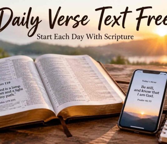 Daily verse text free Bible encouragement message