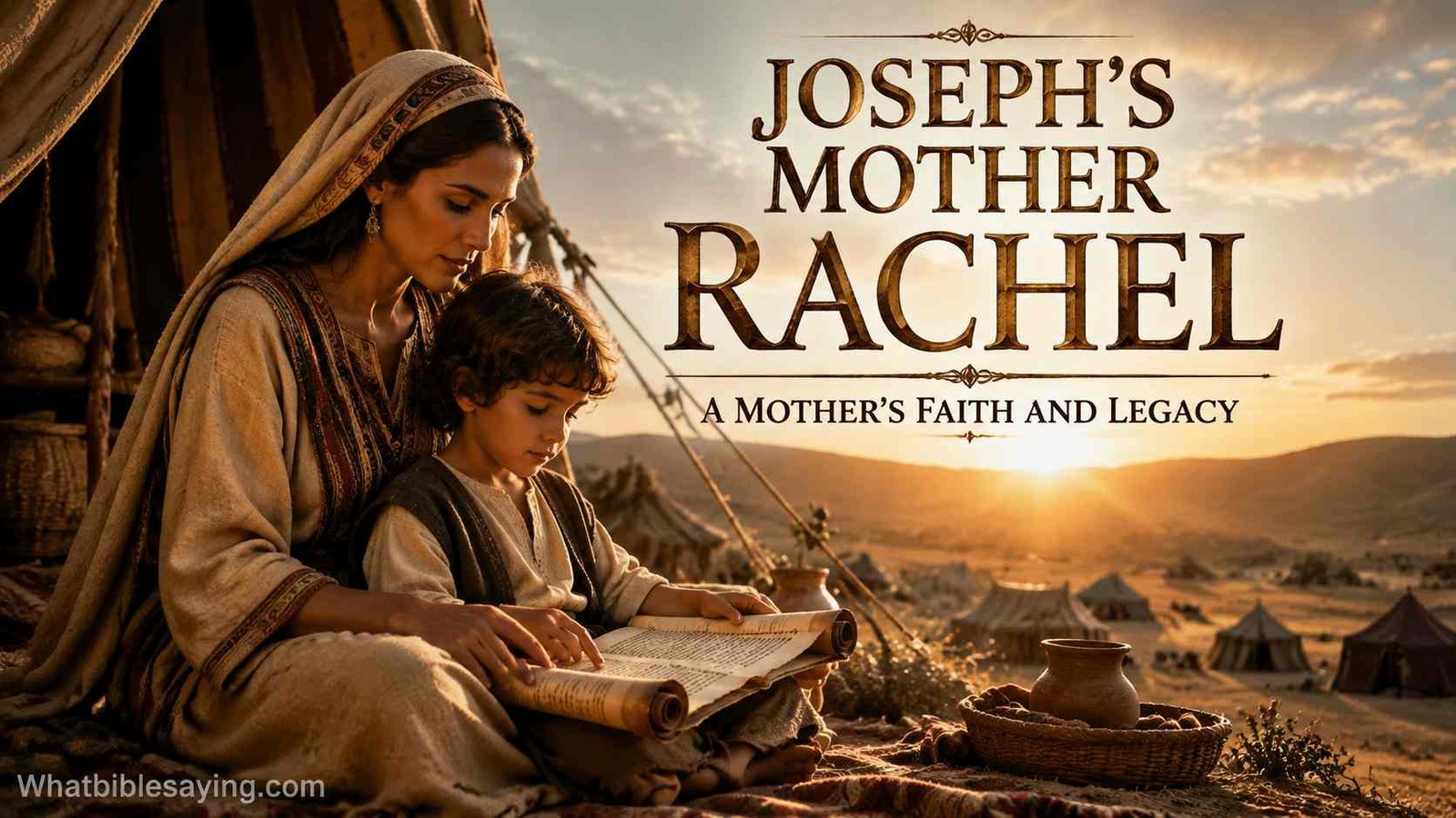 Joseph’s mother Rachel in the Bible story