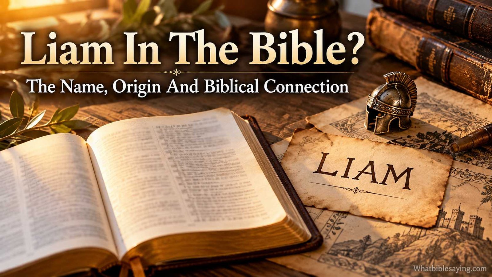 What does Liam mean in the Bible name study
