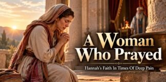 Hannah as a woman in the Bible who prayed faithfully