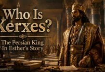 Xerxes the Persian king in the Bible story