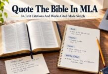 How To Quote The Bible In MLA Format: In-Text & Works Cited How to quote the Bible in MLA format correctly