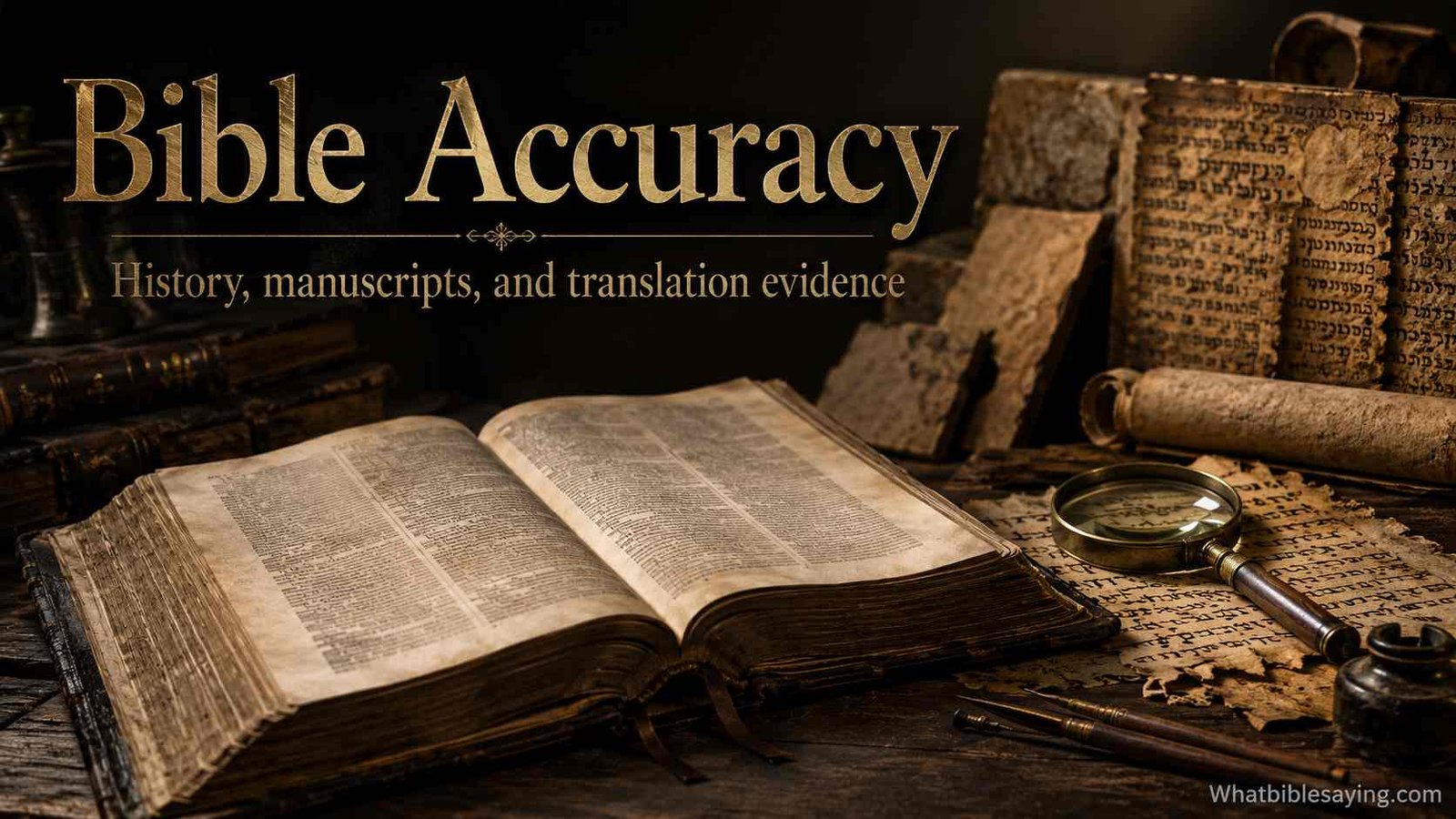 How accurate is the Bible historical evidence study