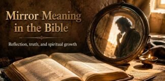 What a mirror represents in the Bible and faith