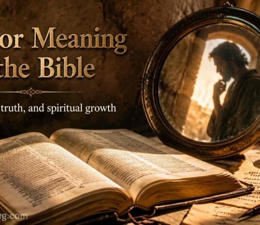 What a mirror represents in the Bible and faith