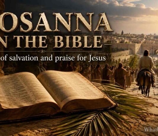 Who Was Hosanna In The Bible And What Does The Word Mean? Who Was Hosanna In The Bible And Its Meaning
