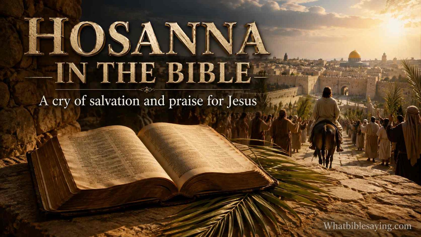 Who Was Hosanna In The Bible And Its Meaning
