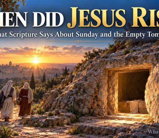 When Did Jesus Resurrect? The Bible’s Third-Day Timeline When did Jesus resurrect? Open tomb at sunrise