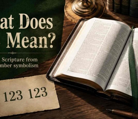 What Does 123 123 Mean In The Bible? Biblical Meaning Explained What Does 123 123 Mean In The Bible beside an open Scripture