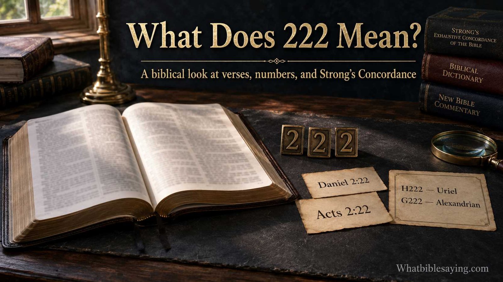 What Does 222 Mean Spiritually in the Bible study