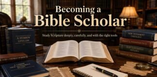 How to become a Bible scholar through serious study