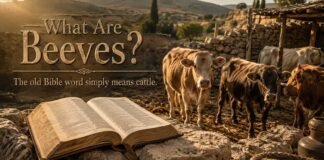 What Are Beeves in the Bible shown as cattle in ancient Israel