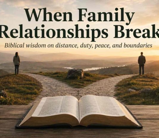 What the Bible Says About Abandoning Your Family and boundaries