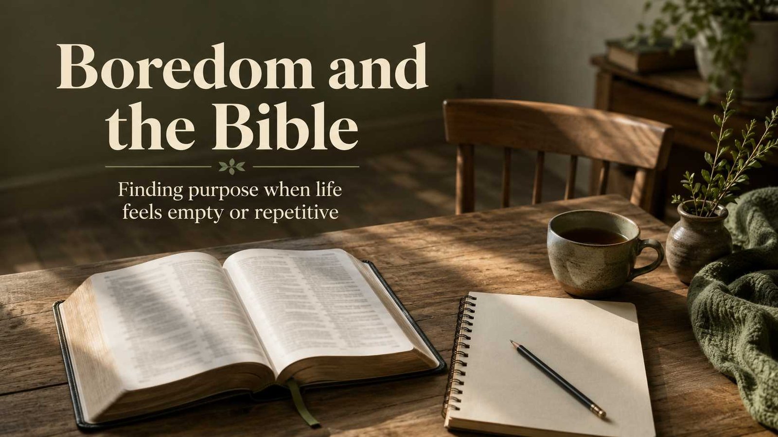 What Does the Bible Say About Boredom and Finding Godly Purpose