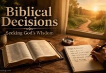 What Does The Bible Say About Decisions and Making Wise Choices? Bible guidance for making wise decisions