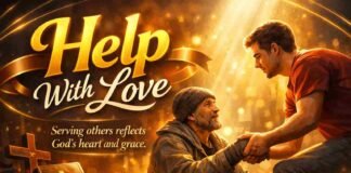Bible teaching about helping others with kindness and love
