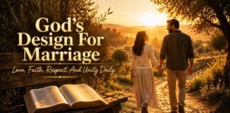 What Does The Bible Say About A Husband And Wife? A peaceful Christian couple reflects God’s love and unity through faith, prayer, and commitment.