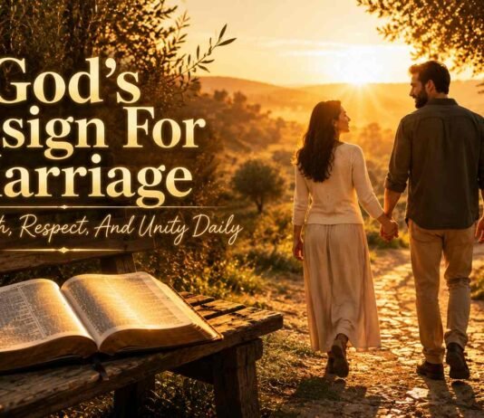 What Does The Bible Say About A Husband And Wife? A peaceful Christian couple reflects God’s love and unity through faith, prayer, and commitment.