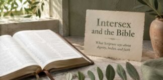 Open Bible illustrating what the Bible says about intersex dignity