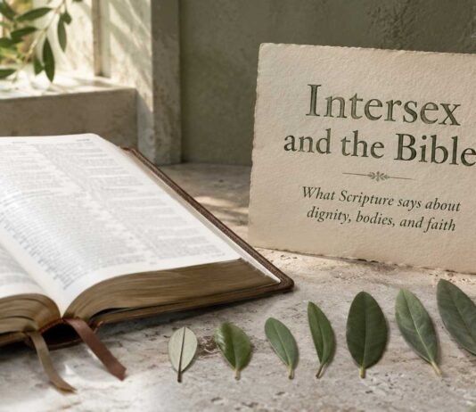 What Does the Bible Say About Intersex? Scripture, Dignity, and Care Open Bible illustrating what the Bible says about intersex dignity