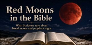 What the Bible says about red moons and blood moons