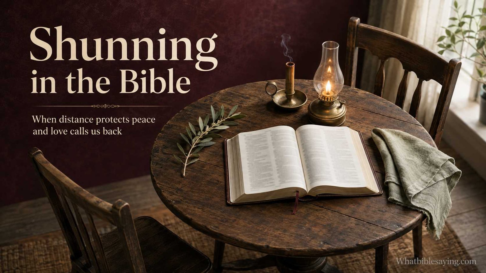 What Does the Bible Say About Shunning and Boundaries