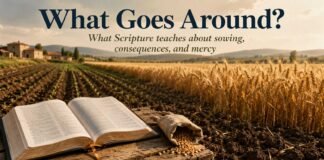 Does the Bible say what goes around comes around in Scripture?