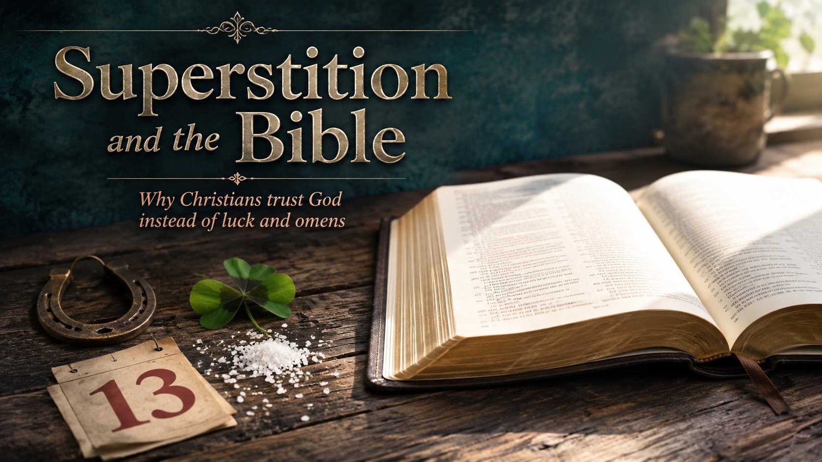 What the Bible says about superstitious beliefs, luck, and omens