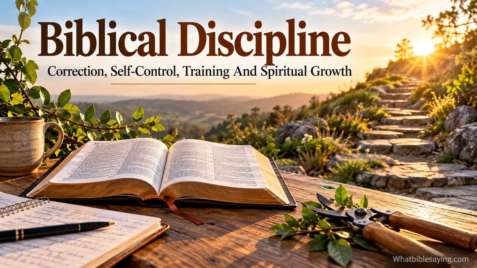Biblical meaning of discipline through Scripture