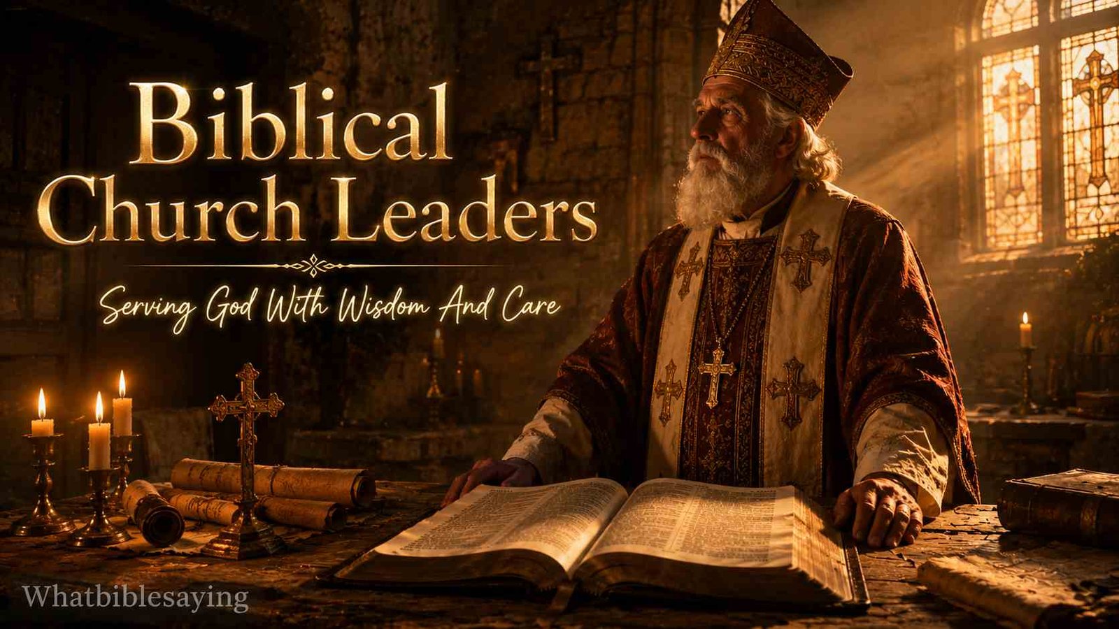 Biblical meaning of bishop and church leadership in Scripture