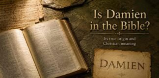Is the Name Damien in the Bible with Greek and Christian meaning