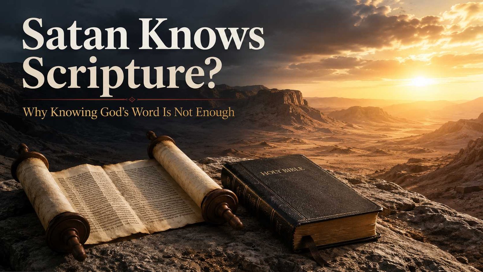 Does Satan know the Bible shown through Jesus’ wilderness temptation