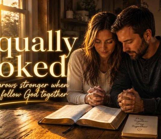 Bible teaching about being equally yoked in Christian relationships