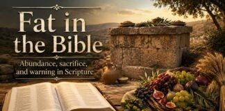 What fat symbolizes in the Bible and sacrifice