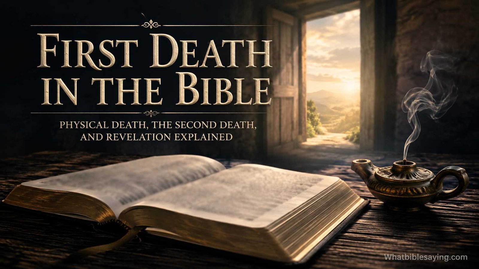 What Is the First Death in the Bible explained
