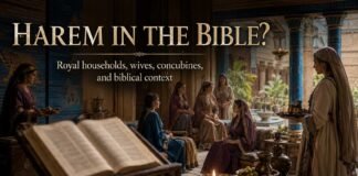 What is a harem in the Bible shown through an ancient royal court