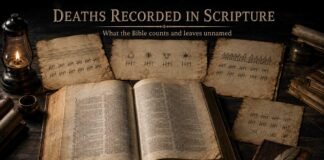 How many people died in the Bible shown through Scripture records