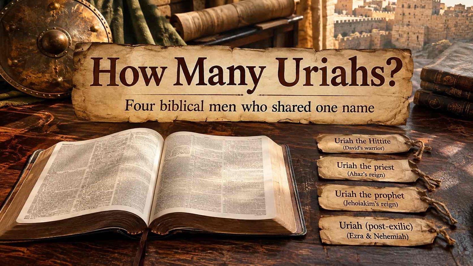 How Many Uriah in the Bible shown through key Scripture accounts