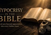 What Does Hypocrisy Mean in the Bible shown through two masks