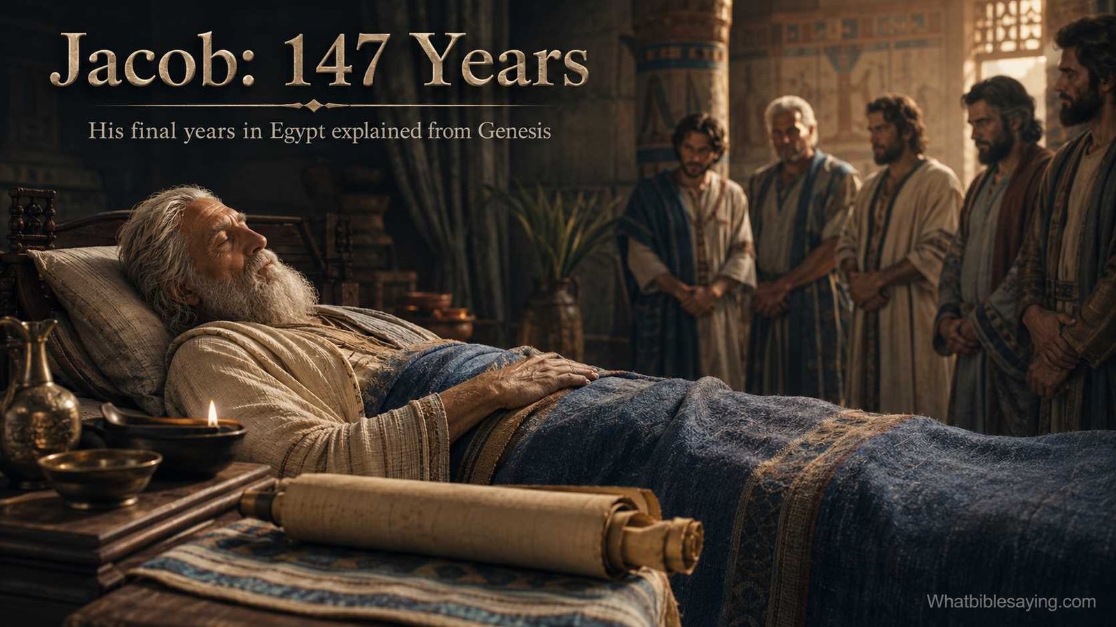 How old was Jacob when he died in the Bible