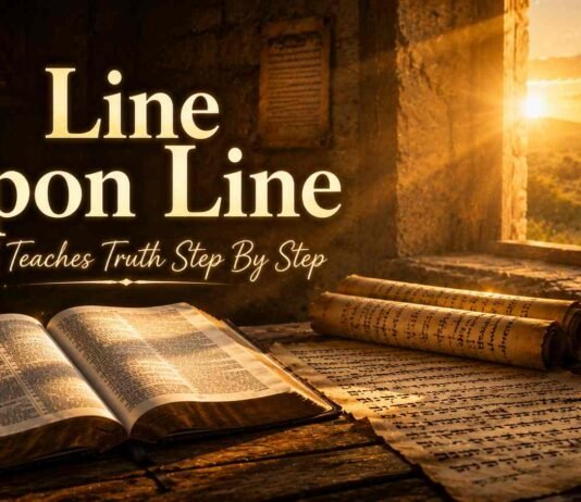 A peaceful Bible study scene reflecting how God teaches His people patiently over time.