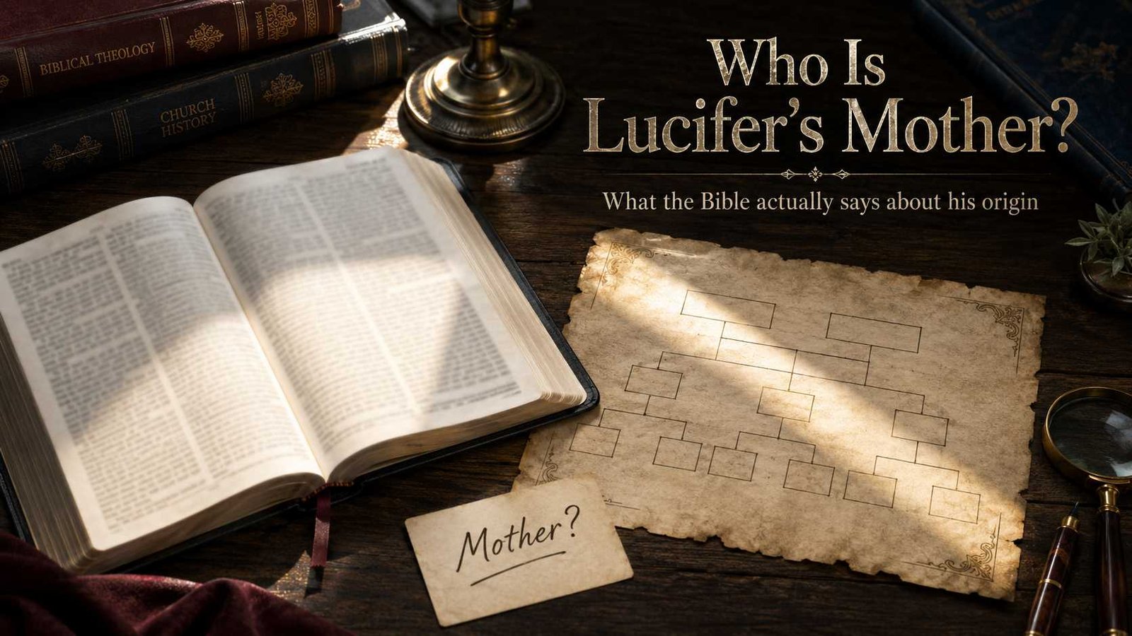 Who Is Lucifer’s Mother in the Bible? Open Bible study scene