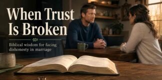 How to deal with a lying husband through biblical truth and trust