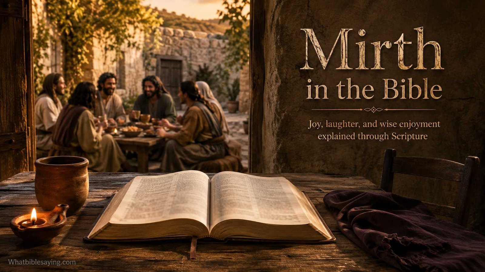 What does mirth mean in the Bible explained