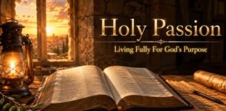 What Does Passion Mean In The Bible and Why It Matters Open Bible glowing beside candlelight about biblical passion