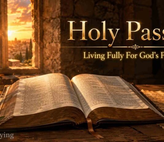 What Does Passion Mean In The Bible and Why It Matters Open Bible glowing beside candlelight about biblical passion