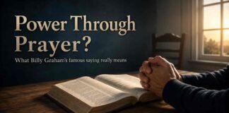 A Prayerless Christian Is a Powerless Christian prayer scene