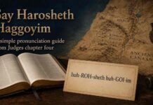 How To Pronounce Harosheth Haggoyim In The Bible Correctly How to pronounce Harosheth Haggoyim in the Bible pronunciation guide
