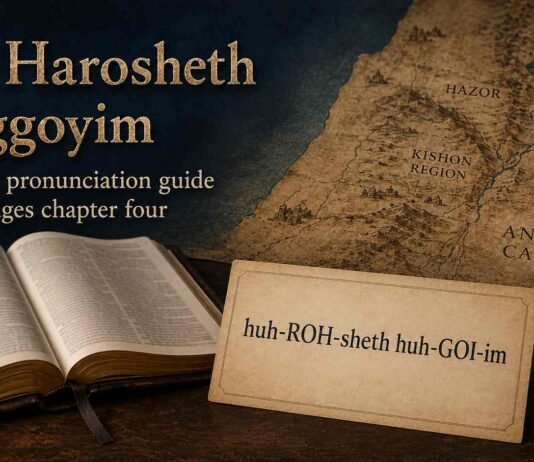 How To Pronounce Harosheth Haggoyim In The Bible Correctly How to pronounce Harosheth Haggoyim in the Bible pronunciation guide